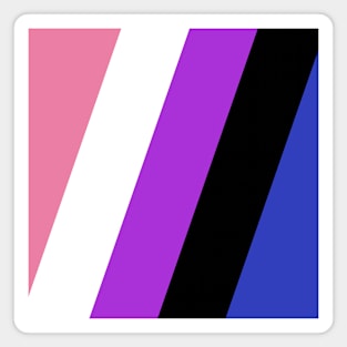 Proud Gender Fluid Pride Flag (Proud LGBTQ+ Community Pride Flag) v2 Magnet